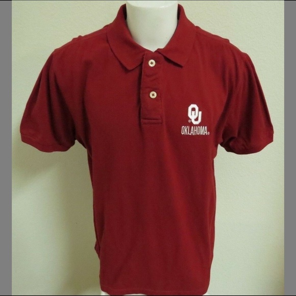2XL Oklahoma Sooners Slim Fit Men Cotton #08X Polo - Picture 1 of 6
